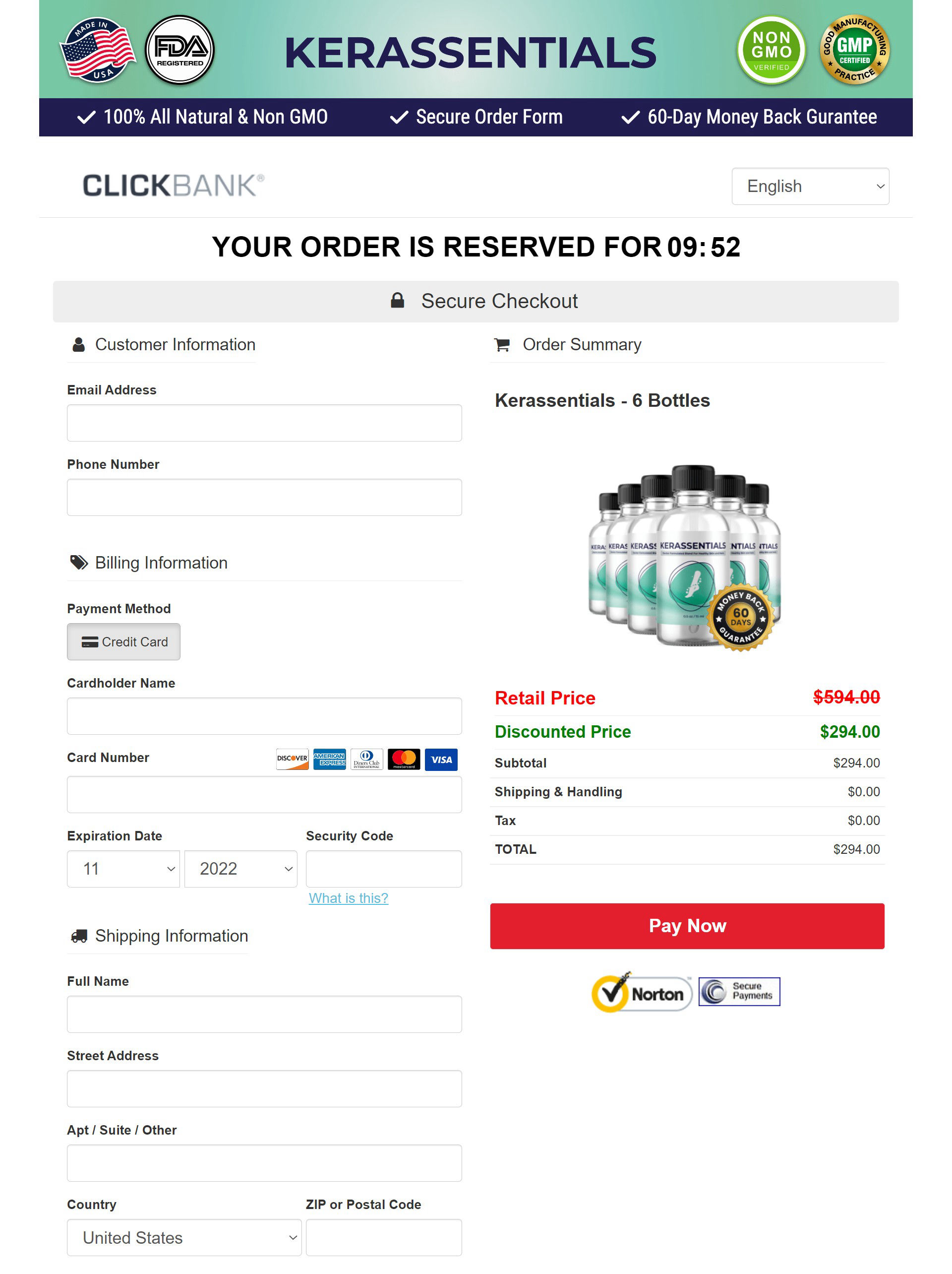 Order Page
